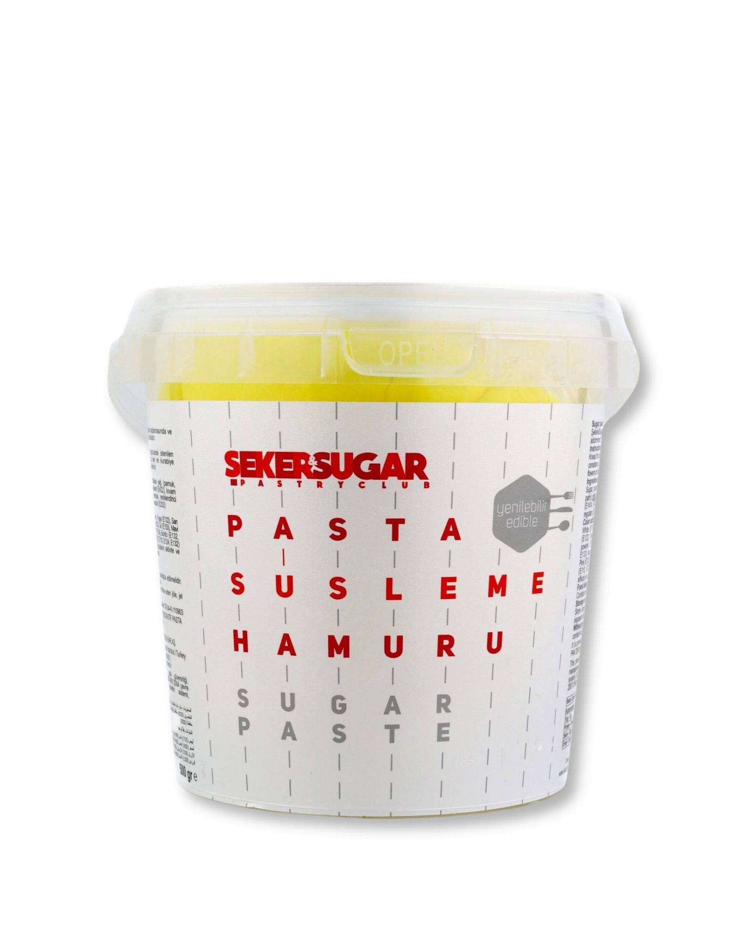 Şeker Sugar Şeker Hamuru Sarı 500 gr
