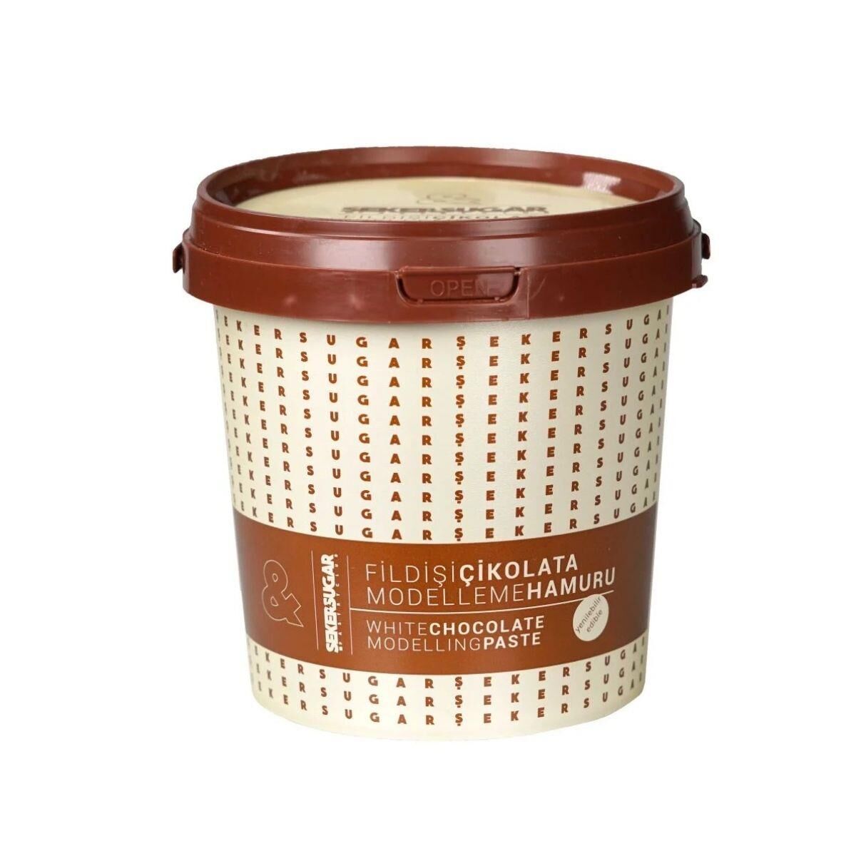 Şeker&Sugar Fildişi Çikolata Modelleme Hamuru 1 Kg