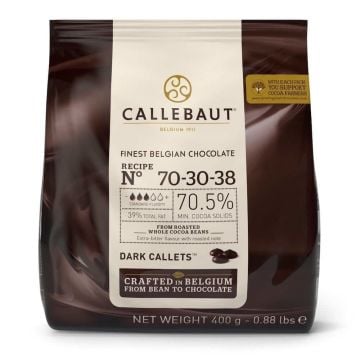Callebaut 70-30-38 Extra Bitter Drop Çikolata 400 Gr