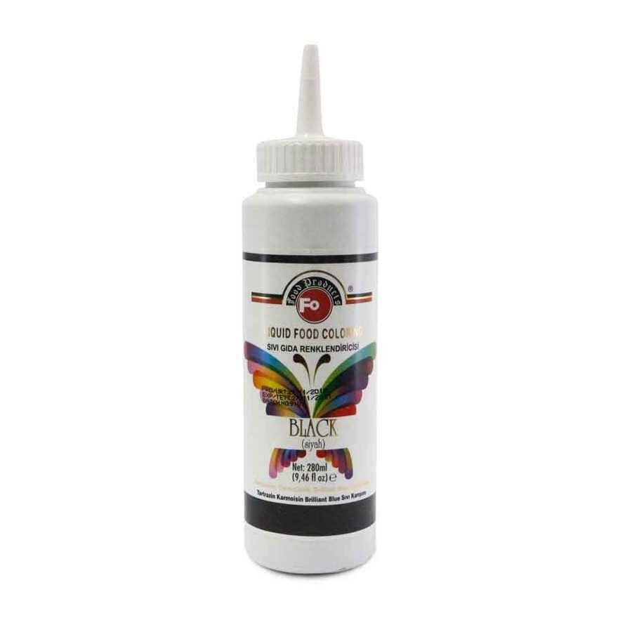 Fo Siyah Sıvı Gıda Boyası 280 Ml